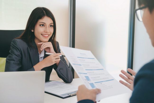 Business situation, job interview concept. How to Reduce Bias in Your Hiring Process