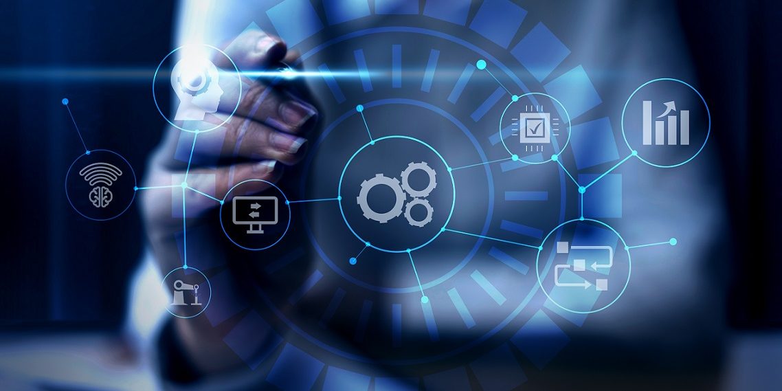 technology-freepik Man using hologram touchscreen illustrates blog "Best Practices for Implementing a Background Check Policy in Your Workplace"