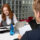 HR professional conducting temporary employee background check during seasonal hiring