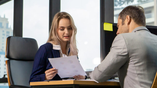 7875798 HR manager handling a candidate background check dispute