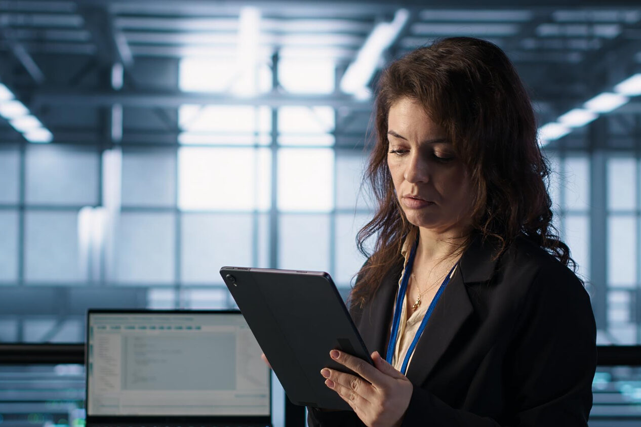 121038 HR professional reviewing I-9 and E-Verify compliance records