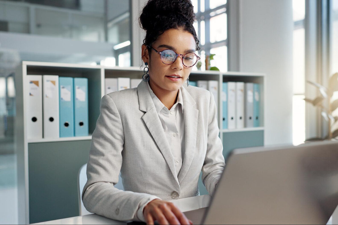 HR professional updating policies to comply with fair chance hiring laws