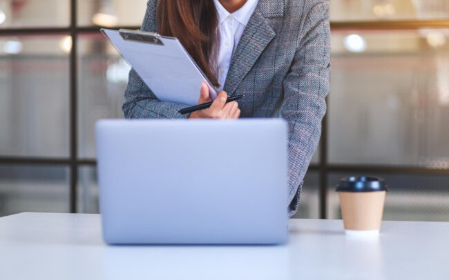 HR manager handling workplace screening compliance during hiring process