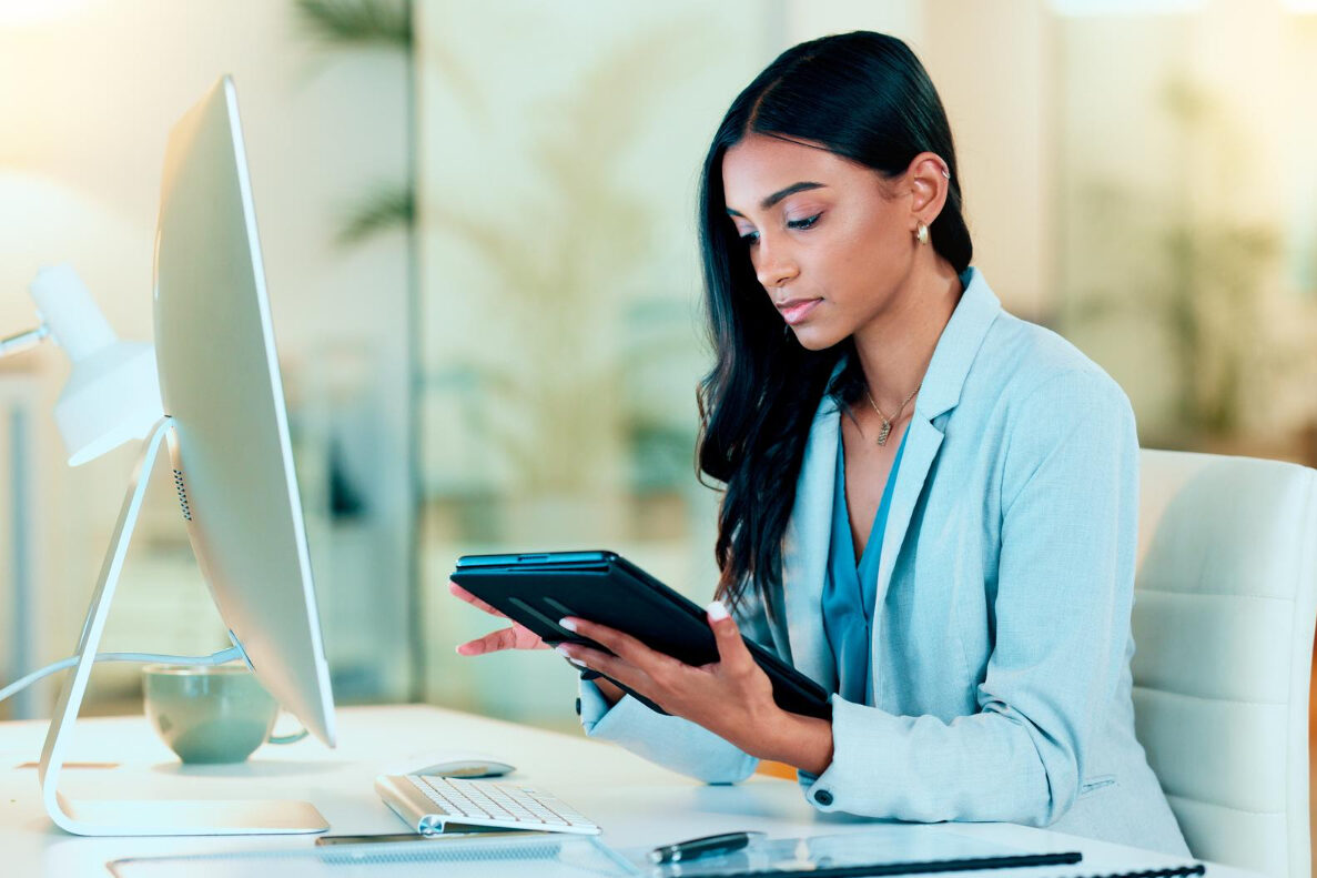 background check turnaround process in HR office reviewing candidate data