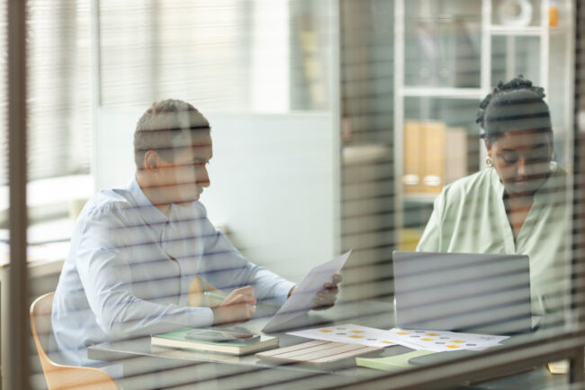 background screening startups process in modern office